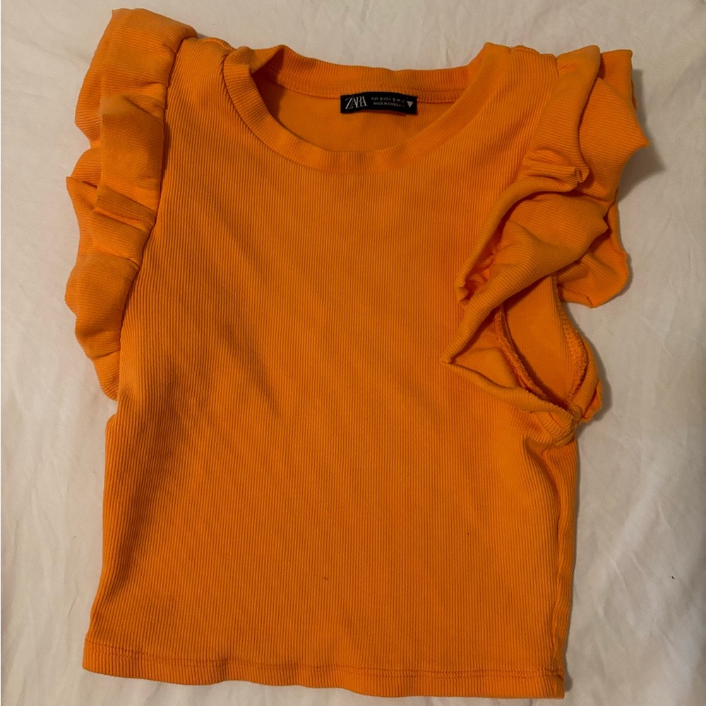 ZARA ORANGE TOP